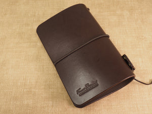Handmade 'Explorer 3' Leather Traveler's / Travellers Notebook Cover - Moleskine Pocket 9x14cm / Field Notes