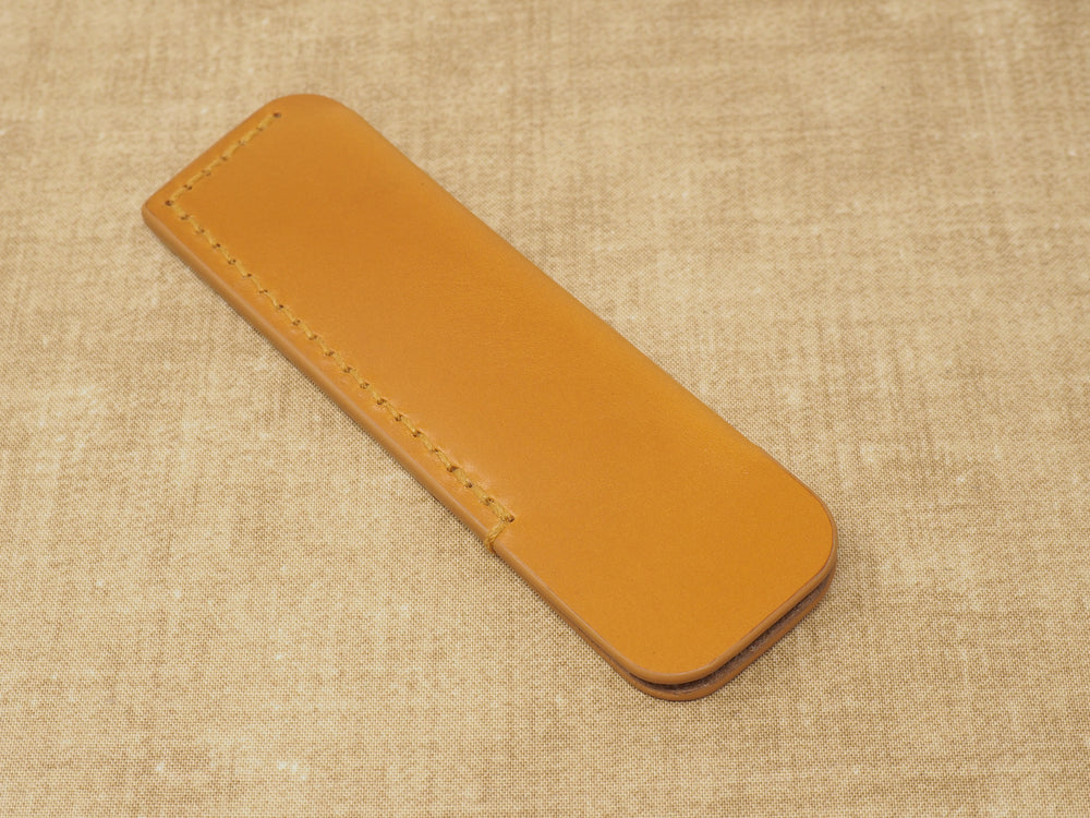 Handmade Gentleman's Pocket Comb Leather Case for KENT OT comb - Bridle Leather