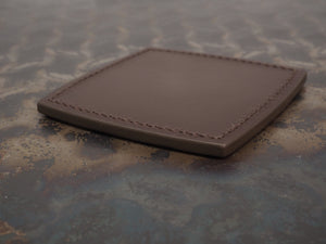 Handmade Drink Coaster - Squircle - 9x9cm - Sedgwick Bridle Leather - Australian Nut