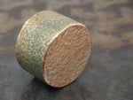 Handmade Hammered Decorative Paperweight - 40mm dia. x 25mm (1 inch) - 280g - Verdigris Patinated BRONZE