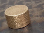 Handmade Hammered Decorative Paperweight - 40mm dia. x 25mm (1 inch) - 260g - Tumble Polished BRASS