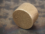 Handmade Hammered Decorative Paperweight - 40mm dia. x 25mm (1 inch) - 260g - Tumble Polished BRASS