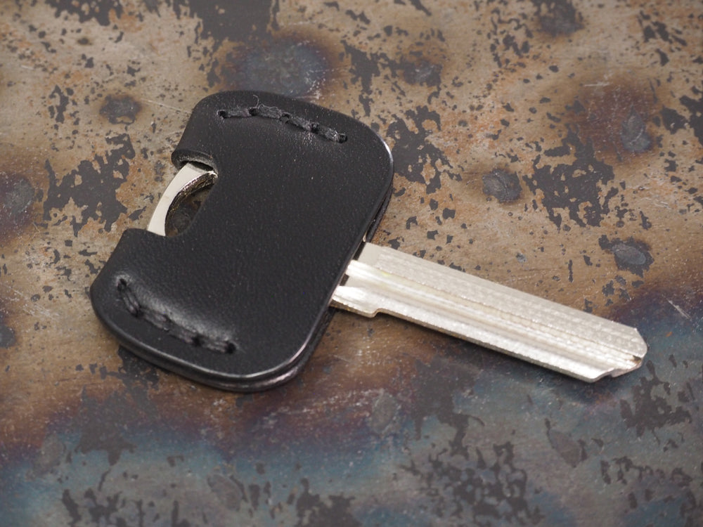 Handcrafted Leather New Style Yale Superior/High Security Door Key Cover - Sold Individually - Cognac Tan / Chestnut Brown / Dark Brown / Black