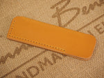 DISCOUNTED ('almost perfect') Handmade Gentleman's Pocket Comb Leather Case for KENT OT comb - London Tan Bridle Leather
