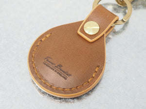 Handmade Key Ring Holder for Apple AirTag - Sedgwick Leather
