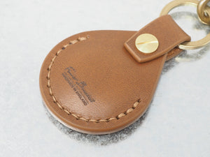Handmade Key Ring Holder for Apple AirTag - Sedgwick Leather