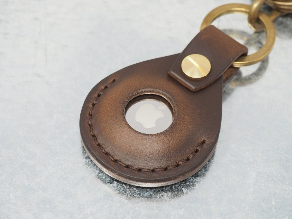 Handmade 'Sylvan' Key Ring Holder for Apple AirTag