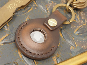Handmade 'Sylvan' Key Ring Holder for Apple AirTag