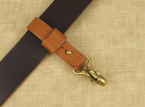 Handmade Beaked Hook Belt Hanger for Pocket Carry of Keys / EDC - Veg-Tan