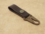 Handmade C.L.A.S.H. Hook Belt Hanger for Keys / EDC - Veg-Tan