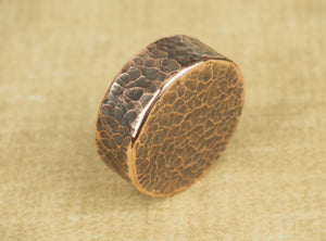 Handmade Hammered Coin - 12mm 1/2in Thick - Brass / Copper