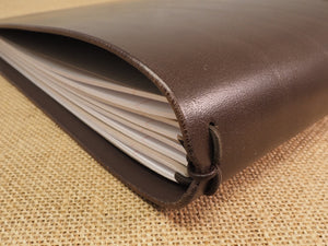 Handmade 'Explorer 3' Leather Traveler's / Travellers Notebook Cover - Generic A4 21x29.7cm