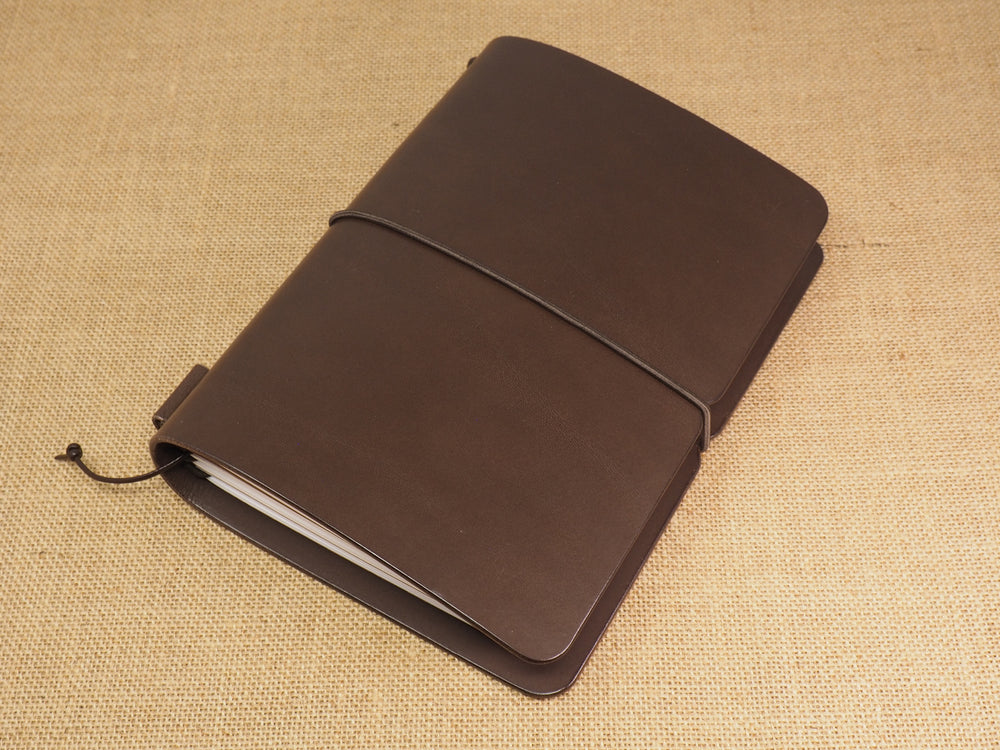 Handmade 'Explorer 3' Leather Traveler's / Travellers Notebook Cover - Generic A5 14.8x21cm