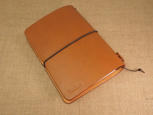 Handmade 'Explorer 3' Leather Traveler's / Travellers Notebook Cover - Generic A5 14.8x21cm
