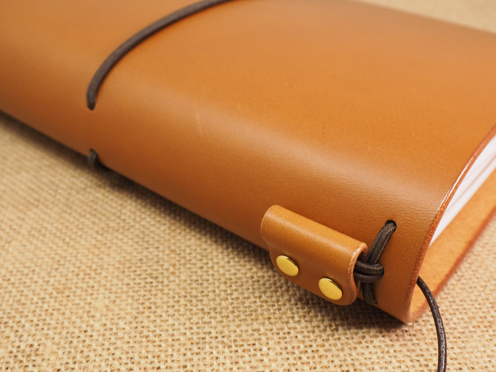 Handmade 'Explorer 3' Leather Traveler's / Travellers Notebook Cover - Generic A5 14.8x21cm