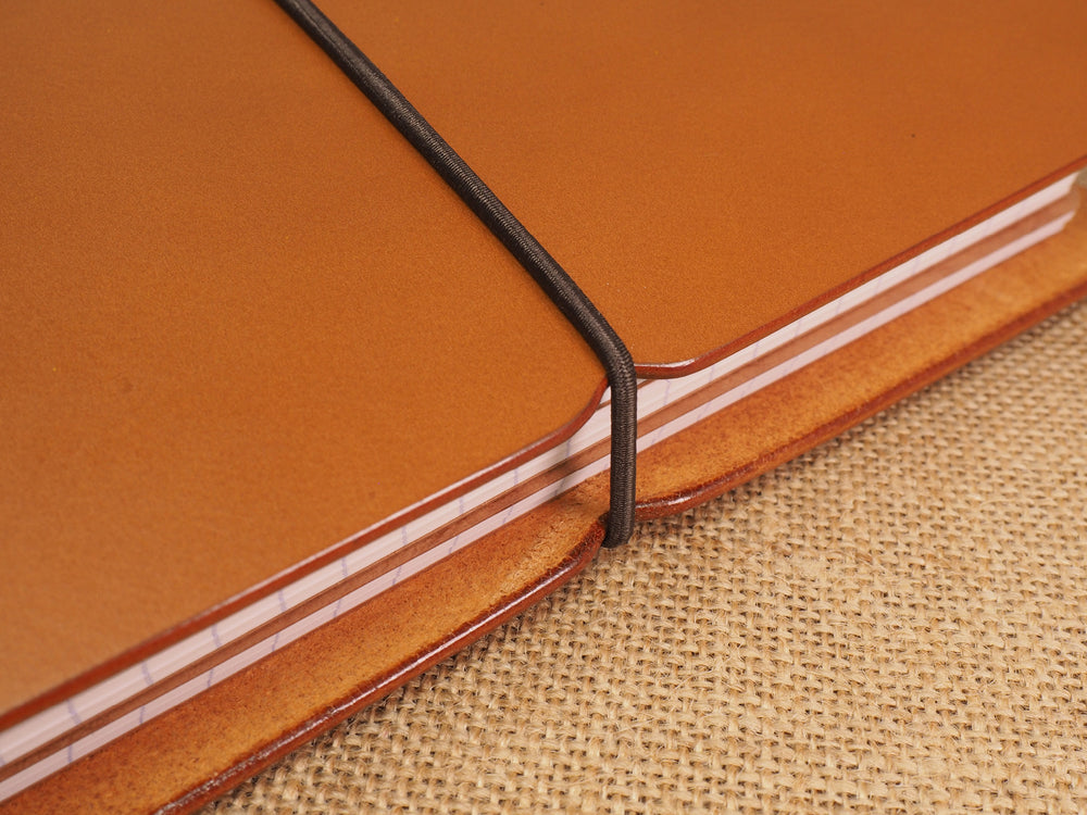 Handmade 'Explorer 3' Leather Traveler's / Travellers Notebook Cover - Generic A5 14.8x21cm