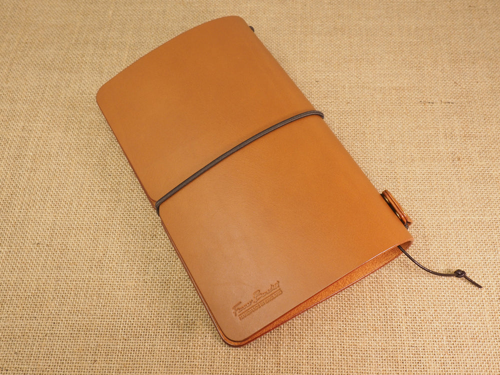 Handmade 'Explorer 3' Leather Traveler's / Travellers Notebook Cover - Moleskine Large 13x21cm