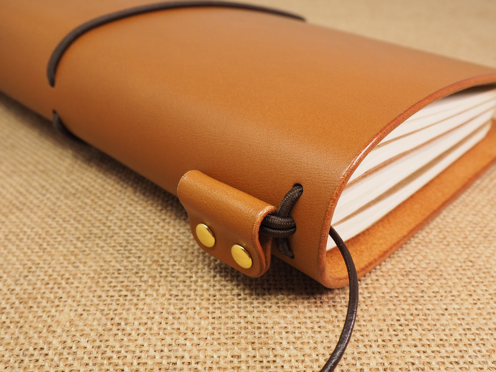 Handmade 'Explorer 3' Leather Traveler's / Travellers Notebook Cover - Moleskine Large 13x21cm