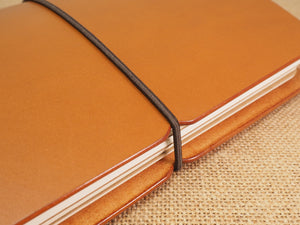 Handmade 'Explorer 3' Leather Traveler's / Travellers Notebook Cover - Moleskine Large 13x21cm