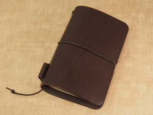Handmade 'Explorer 3' Leather Traveler's / Travellers Notebook Cover - Moleskine Pocket 9x14cm / Field Notes