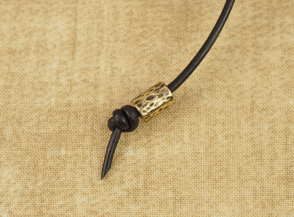 Handmade Hammered Metal Page Marker Beads for 'Explorer 3' / 'Explorer 4' Traveler's Notebook