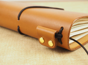 Handmade 'Explorer 3' Leather Traveler's / Travellers Notebook Cover - Moleskine Pocket 9x14cm / Field Notes