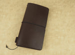 Handmade 'Explorer 3' Leather Traveler's / Travellers Notebook Cover - Midori Traveler's 11x21cm