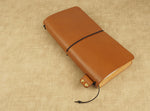 Handmade 'Explorer 3' Leather Traveler's / Travellers Notebook Cover - Midori Traveler's 11x21cm
