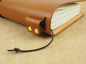 Handmade 'Explorer 3' Leather Traveler's / Travellers Notebook Cover - Midori Traveler's 11x21cm