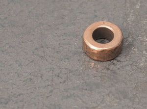 Copper hammered lanyard spacer bead