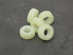 Handmade Hammered-Finish Stacking/Spacer Bead for Paracord or Leather Lanyards - Embrite™ Glow In The Dark