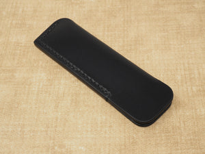 Handmade Gentleman's Pocket Comb Leather Case for KENT OT comb - Bridle Leather