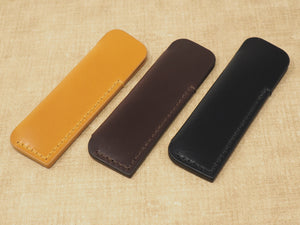 Handmade Gentleman's Pocket Comb Leather Case for KENT OT comb - Bridle Leather