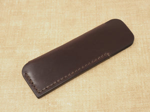 Handmade Gentleman's Pocket Comb Leather Case for KENT OT comb - Bridle Leather