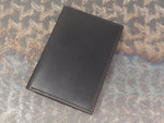 Handmade 'Sylvan' Leather Notebook Journal Cover - for Midori MD A6 - Black